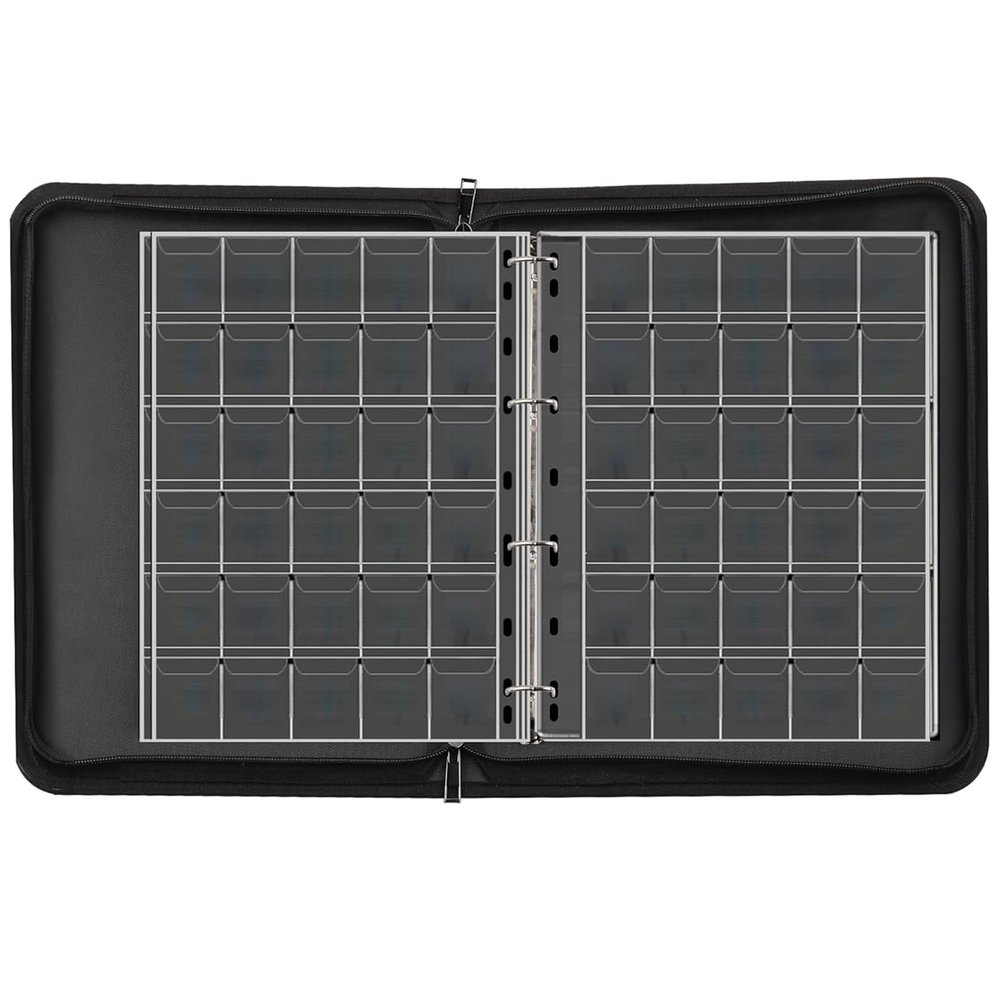 360 Pocket Coin Collecting Album and 36 Pockets Money Currency Storage Albums Zippered Organiser Folder Collection Protector Folder