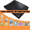 360 Pocket Coin Collecting Album and 36 Pockets Money Currency Storage Albums Zippered Organiser Folder Collection Protector Folder view 2