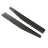 2PCs Side Skirt Winglet Extension Spoiler, Universal Car Side Lip Winglets, Carbon Fiber Style ABS Material Side Skirt Winglet Diffuser for Most Vehicles, Enhances Stability and Ae view 2