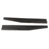 2PCs Side Skirt Winglet Extension Spoiler, Universal Car Side Lip Winglets, Carbon Fiber Style ABS Material Side Skirt Winglet Diffuser for Most Vehicles, Enhances Stability and Ae view 4