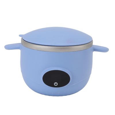 ANGGREK Childrens Food Bowl, Portable Rechargeable Intelligent Insulation Bowl Easy to Use 45 Degree Centigrade for Kids (Blue)