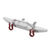AQWBTYD for MN128 1/10 Metal Front and Rear Bumper with Tow Hook RC Crawler Car Upgrade Parts Accessories RC Vehicles Parts(Silver,Pair) view 3