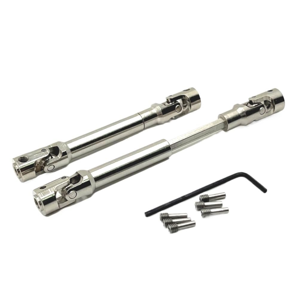 MIGHTY SCAPERS Metal Front & Rear Drive Shafts Compatible with 104006 104010 104020 104026 1/10 Scale RC Cars
