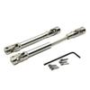 MIGHTY SCAPERS Metal Front & Rear Drive Shafts Compatible with 104006 104010 104020 104026 1/10 Scale RC Cars view 1