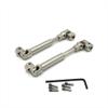 MIGHTY SCAPERS Metal Front & Rear Drive Shafts Compatible with 104006 104010 104020 104026 1/10 Scale RC Cars view 2