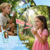 ALAFLY 2 Pack Kids Video Walkie Talkies with Dual Cameras, Rechargeable Walkie-Talkie with Sticker Effect Photo/Voice Chat/Emoji Messaging, Gift for 3-12 Boys Girls to Family Fun Interaction view 3