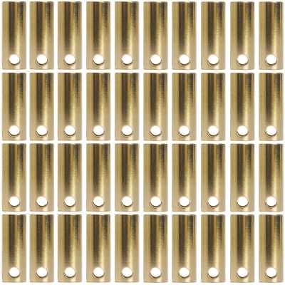 40PCS Pure Copper Gold Plated Bullet Connectors with Banana Plugs, Assorted Sizes for Brushless Motors, Lithium Batteries, Airplane Models and DIY Projects(5.5mm Female)