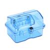 MIGHTY SCAPERS Blue Plastic Waterproof Receiver Box Compatible with 1/10 Scale RC Cars and Similar Remote Control Vehicles view 1