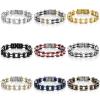 AZHOUQIBD Bicycle Chain Bracelet/Motorcycle Chain Bracelet (Set of 2) view 3
