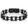 AZHOUQIBD Bicycle Chain Bracelet/Motorcycle Chain Bracelet (Set of 2) view 4