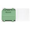 BTSEURY Toys Storage Box with Building Baseplate, 37L Large Capacity Stackable Foldable Building Blocks Organizer Storage Container for Home (Green) view 2