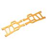 4 Pcs Front Rear Suspension Arms Set for HSP Racing 94111 1/10 RC Car, Aluminum Alloy Suspension Arms, High Strength Upgrade Parts, Lightweight Durable Replacement for Off - Road R (Gold) view 2