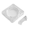ArtHoval Acrylic Coin Display Case for 40mm Commemorative Medals, Transparent Storage Box with Stand, 1 Pack view 4