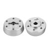 Aluminium Alloy Front Wheel Hex Hub Adapter Precision Machined Replacement Part for Axial Rock Racer Remote Control RC Car Blue (AX31010S Silver) view 1