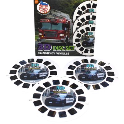 WARM FUZZY Viewfinder Reels Emergency Vehicles | 3 Reels
