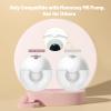 12pcs Silicone Spout Cap Compatible with Momcozy M5 Wearable Breastpump, Dustproof, Keep Clean, Prevents Leaks from The Top, Fit for M5 Breast Pump Parts, White view 2