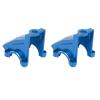 2pcs RC Car Gearbox Housing Replacement for TRAXXAS 1/5 RC Car Aluminum Alloy Front Rear Universal Differential Cover (Blue) view 2