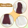 1/12 Scale Doll Clothes Set for 6'' Figures - Red High Neck Dress & White Long Coat view 4