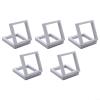 3D Floating Coin Case with Transparent Flexible Plastic Film, Plastic Medal Display Holder for Stamp and Jewelry, Souvenir Display Frame 70mm, Coin Frame Display Holder (10-Pack)(White) view 2