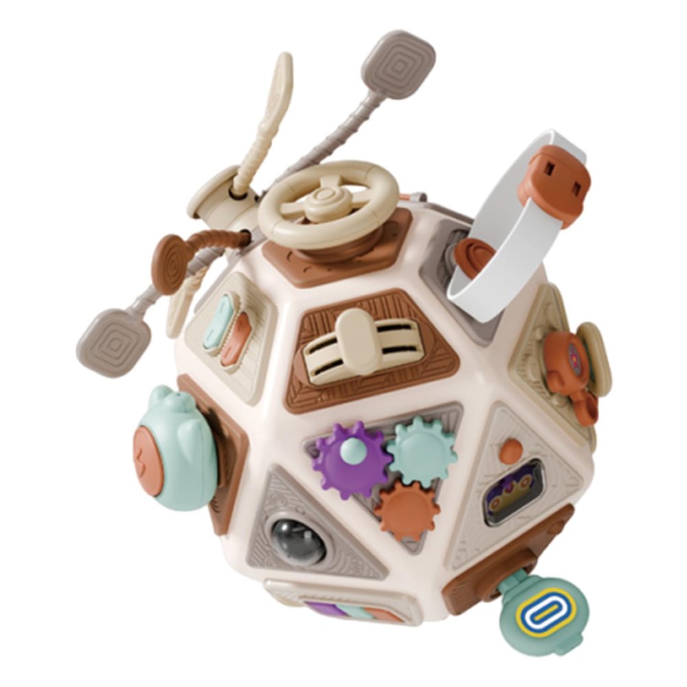 22-in-1 Baby Busy Board Activity Cube Toys Ball, Montessori Toy for 1 Year Old Toddlers, Educational Learning Sensory Travel Toys for Infant 6-12 12-18 Months, Birthday Gifts for Boys Girls