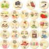 JULEASEL Wooden Spring Bucket List Tokens 24 Spring Activity Coins + 6 DIY Blank Tokens,Family Spring Activities Challenge,Outdoor &Indoor Spring Ideas,Spring Break &Easter Gift for Families view 2