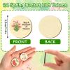 JULEASEL Wooden Spring Bucket List Tokens 24 Spring Activity Coins + 6 DIY Blank Tokens,Family Spring Activities Challenge,Outdoor &Indoor Spring Ideas,Spring Break &Easter Gift for Families view 4