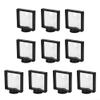 3D Floating Coin Case 110mm Multi-Functional Base Stand for, Medals, Stamps, Jewelry, Casino Chips - Black Plastic Display Holder 10 Pack(Black) view 2