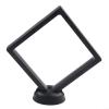 3D Floating Coin Case 110mm Multi-Functional Base Stand for, Medals, Stamps, Jewelry, Casino Chips - Black Plastic Display Holder 10 Pack(Black) view 4