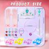 32 Pcs Princess Dress Up Set for Girls Includ 4 Pairs Heels Shoes and 28 Princess Accessories with Crown, Magic Wand, Gloves, Jewelry for Toddler Pretend Play Birthday view 2