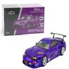 1:64 Diecast Model Car Compatible with Toyota Supra GT300 Top Secret Purple Tokyo Auto Salon Hong Kong 2025 Limited Edition by Pop Race PR640458 view 1