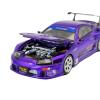 1:64 Diecast Model Car Compatible with Toyota Supra GT300 Top Secret Purple Tokyo Auto Salon Hong Kong 2025 Limited Edition by Pop Race PR640458 view 2