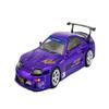 1:64 Diecast Model Car Compatible with Toyota Supra GT300 Top Secret Purple Tokyo Auto Salon Hong Kong 2025 Limited Edition by Pop Race PR640458 view 4