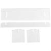 Acrylic Display Stand, Transparent Ladder Shelf for Collectibles, Clear Acrylic Risers with Multifunction Display Organizer, Drop Resistant & for Easy Assemble, for Jewelry, Toys,(Floor) view 3