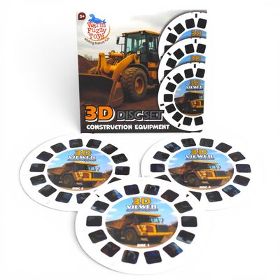 WARM FUZZY Viewfinder Reels Construction Vehicles | 3 Reels