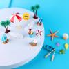 19 Pack Beach Cake Decorations Set with Chair, Umbrella, Palm Tree, Boat, Summer Ocean Cake Toppers for Tropical Hawaiian Aloha Luau Theme Birthday Party Decor Supplies view 4