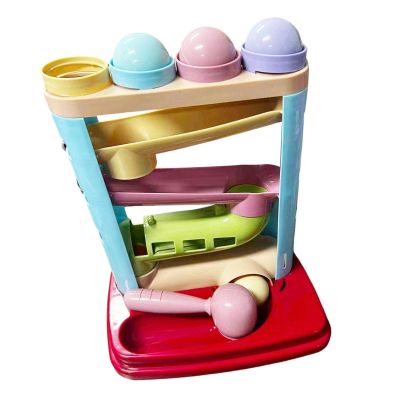 FytStycale Marble Run Toy Track Rolling Ball Fine Motor Skills Educational Ball Drop and Rolling Swirling Toy for Children Gift