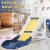 6 in 1 Toddler Playset Toddler Slide and Climber Playset, L-Shaped Kids Slide with Basketball Hoop, Telescope & Storage, Sturdy Indoor Outdoor Playground, for Boys Girls 1-3+ view 4
