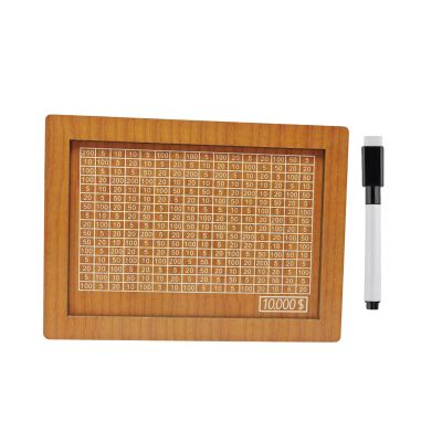 2026 New Cash Vault Wooden Savings Box,Wooden Savings Challenge Box with Pen,Retro Style Wooden Money Box with Counter Piggy Bank Handmade Saving Money Goal Piggy Bank (10000)