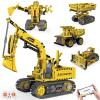 Ansnibe 5-in-1 STEM Building Toys, Remote Control Excavator Robotics Kit, 555 PCS DIY Engineering Construction Set, Educational Science Building Blocks Gift for Kids Boys Girls Ages 6-16 view 1