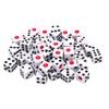 100Pcs 8mm 0.31In Digital Dice 6 Sided Acrylic Puzzle Toy Board Game Accessories KTV Pack Role Playing Dice view 1