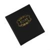 3-Hole Coin Holder Album Case in Black, PU Leather Coin Organizer for and Commemorative Notes, Jewelry and Coin Folder Storage Book, 27x23cm (3-Pack)(1pc) view 2