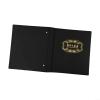 3-Hole Coin Holder Album Case in Black, PU Leather Coin Organizer for and Commemorative Notes, Jewelry and Coin Folder Storage Book, 27x23cm (3-Pack)(1pc) view 4