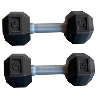 2 Pcs Dumbbells for Baby Mini 1.8x4.7 In Silicone Hand Weight Lifting Set for Fitness Exercise Funny Sport Toys for Toddlers (Black), Dumbbell