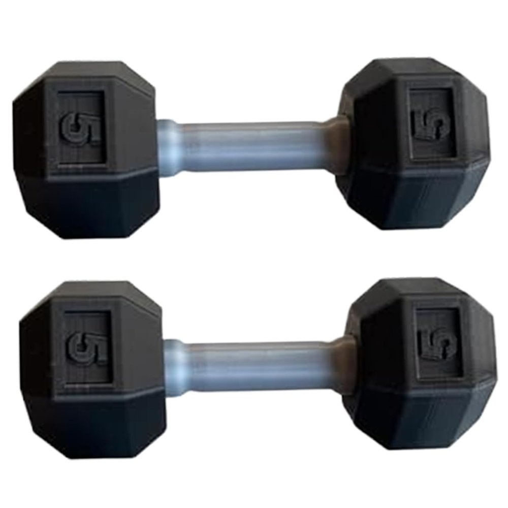2 Pcs Dumbbells for Baby Mini 1.8x4.7 In Silicone Hand Weight Lifting Set for Fitness Exercise Funny Sport Toys for Toddlers (Black), Dumbbell