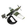 Flying Airplane Model Diecast Metal Alloy 1/72 Scale P51 P-51 P51B 1944 Mustang Fighter Plane Replica Model Toy for Collections Aviation Airbus view 3