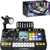 Rechargeable Multifunctional Music Mixer with Microphones, Interactive Sound & Song Creation Toy(Black,Bluetooth Version) view 1