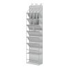1:12 Scale Dollhouse Villa Display Case with Opening Drawers, Modern Wooden Miniature Dollhouse Furniture for Girls Kids view 1