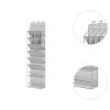 1:12 Scale Dollhouse Villa Display Case with Opening Drawers, Modern Wooden Miniature Dollhouse Furniture for Girls Kids view 4