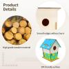 24 Pcs Bird House Kits, Wooden DIY Painting for Kids, Pre-Cut Shapes, Craft Project, Art Activity for Parties & Classrooms view 4