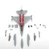 Flying Airplane Model Diecast Metal Alloy F16 Model 1/72 Scale F-16D Aircraft Airplane Poland Polish Air Force Fighter Falcon Aviation Airbus view 2